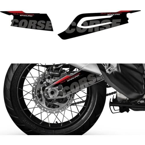 1 Set For Ducati MULTISTRADA 1200/S/GT 1260 2014-2019 Motorcycle Back fork decal Reflective Decals