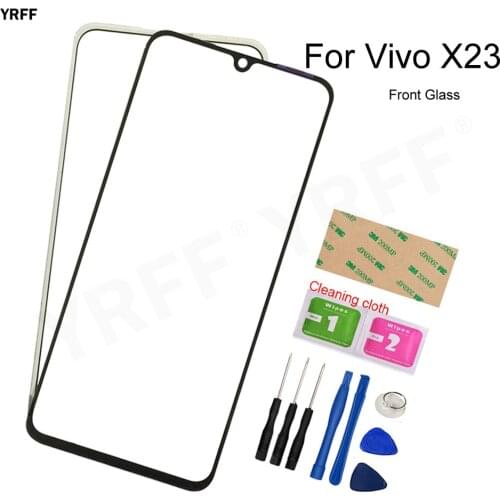 Front Glass Panel For VIVO X23 (No Touch Screen) Outer Glass Cover V1809A V1816A V1809T Repair Assembly Parts