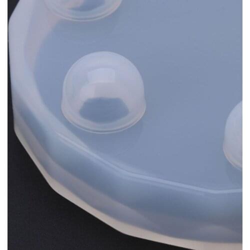 Silicone Mold DIY Jewelry Making Tools Epoxy Resin Desk Decoration Platform Round Handmade Crafts Ornaments E56C