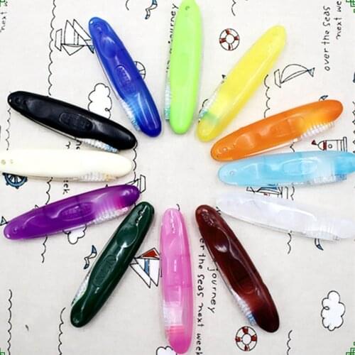 1pcs Folding Toothbrush Portable Travel Camping Tooth Brush Soft Foldable Toothbrush Hygiene Oral Cleaning Tools