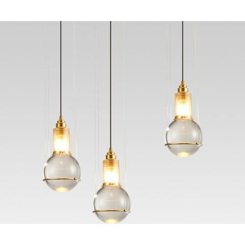 Modern Pendant Lights Black Glass Ball Pendant Lamp Long Line Hanging Lamp For Kitchen Living Room Nordic Globe Light Fixtures