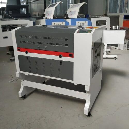 400*600mm blade table 80W ruida laser engraver cutter machine desktop 4060 mini ruida system CFR Can pass long materials