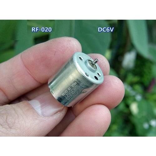 10PCS Mabuchi RF-020 Precious Metal Brush 4.5-6VDC Motor with First-class Quality and Long Life,Very Quiet
