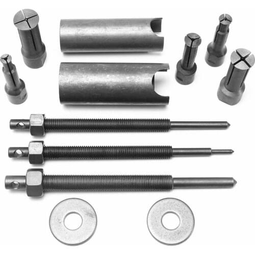 12pcs Motorcycle Inner Bearing Extractor Tool 9-23mm Bearing Auto Gear Remover Pulling Kit Steering Wheel Repair Tool