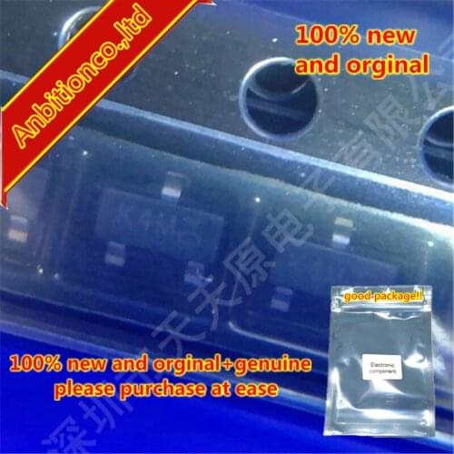 20pcs 100% new and orginal MMBT5401-7-F SOT23 silk-screen K4M PNP SMALL SIGNAL SURFACE MOUNT TRANSISTOR in stock