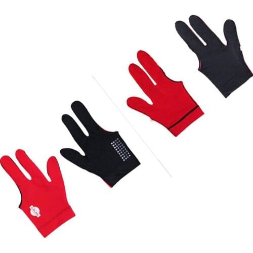 3 Pcs/Lot Good Elasticity Billiard Gloves Snooker Glove Three Colors Billiard Accessories China New