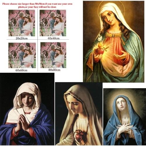 Diy Diamond Painting Custom Figure Painting Messenger of God Square Diamond Round Diamond Cross Stitc Mosaic Home Decora