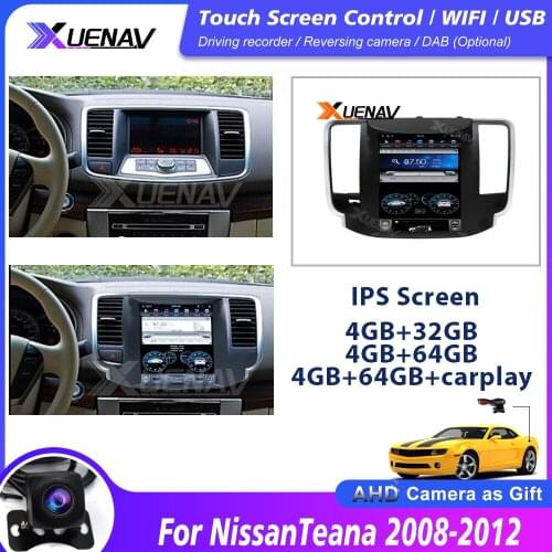 10.4 Inch 2 Din Car car radio For-NissanTeana 2008-2012 Car GPS Navigation Car Stereo Multimedia Player Android System