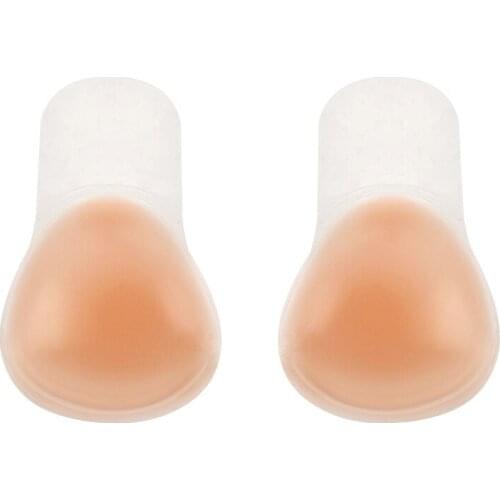 Silicone Bra Invisible Push Up Sexy Strapless Bra Stealth Adhesive Backless Breast Enhancer For Women Lady Nipple Cover