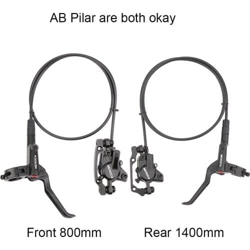 CATAZER Disc Brake MTB Bicycle Brake Hydraulic 800/1400mm Aluminum Alloy Bike Parts Accessories for Mountain Bike