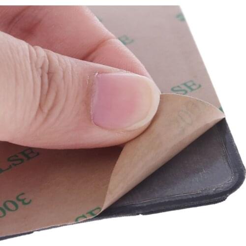 Lycra Leather Adhesive Sticker Back Cover Card Case Pouch Stand Holder For Cell Phone