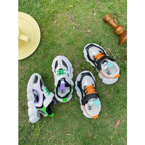 CAPSELLA KIDS Summer Sports Sandals Boys Fashion Casual Shoes Girls Purple Sneakers Matching Black Shoes Student Kids 21-30