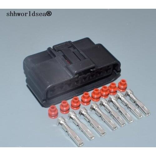 Shhworldsea 8 pin 2.2mm auto female electric plug auto waterproof wiring cable connector plug 6195-0038