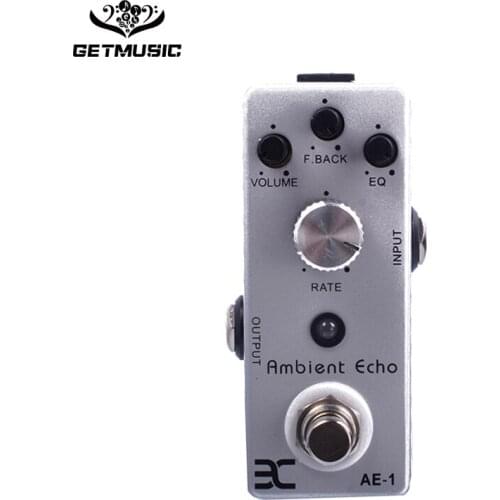 EX Micro Pedal AE-1 Ambient Echo Metal case mini pedal + Free Connector