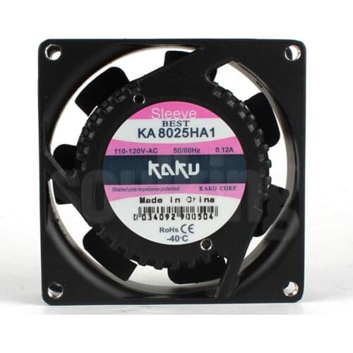 KA8025HA1 110V 0.12a oil-bearing IP55 waterproof cooling fan 6months Warranty
