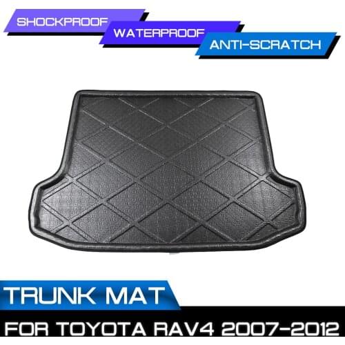 Car Rear Trunk Boot Mat Waterproof Floor Mats Carpet Anti Mud Tray Cargo Liner For Toyota RAV4 2007 2008 2009 2010 2011 2012