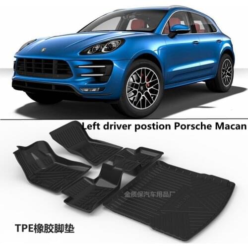 Use for Porsche MACAN custom car All-Weather TPO Floor car foot Mat Fit For Porsche MACAN waterproof trunk mat car floor mat