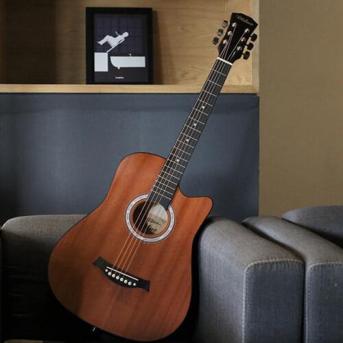 Sabilli Slide Guitar Professional Hollow Body High Quality Guitar Neck Acoustic 38 Inch Guitarra Acustica Instruments DE50JT