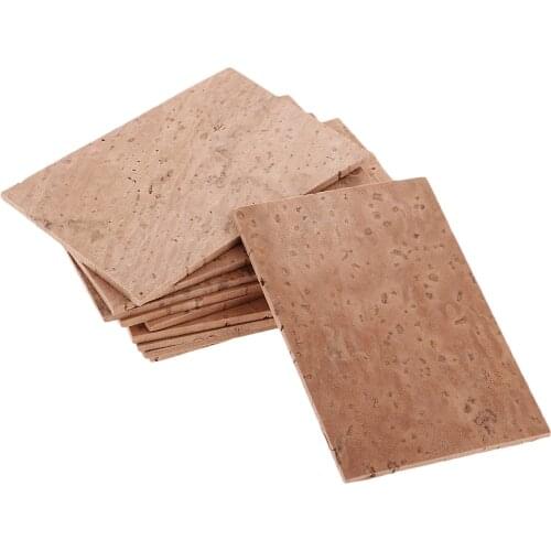 Set of 10 Pcs Saxophone Neck Cork Sheet for Soprano / Tenor / Alto Sax Parts
