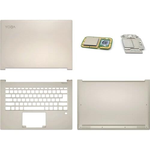 NEW Top Case For Lenovo Yoga 7 Pro C930-13 C930-13IKB LCD Back Cover/Palmrest/Bottom Case Upper Case With Fingerprint Gold