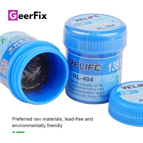 Solder Paste Flux 138C Relife Low Temp Welding Fluxes Liquid Advance Original 40g Suitable for iPhone BGA Solder Flux Repair