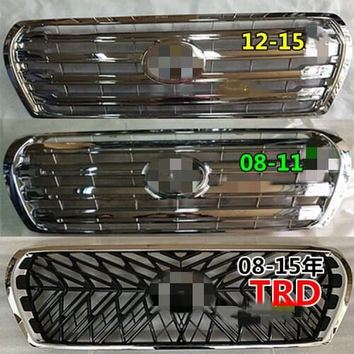 RQXR Front Bumper grill radiator grille for Toyota land cruiser LC200 4000 4600 4700 5700 2008-2020