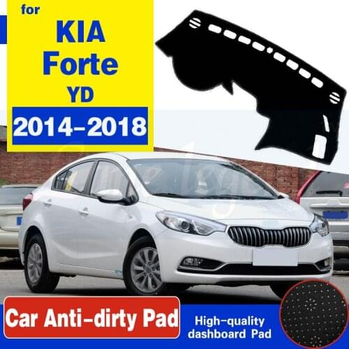 For KIA Forte 2014 2015 2016 2017 2018 YD Anti-Slip Mat Dashboard Cover Sunshade Dashmat Carpet Car Accessories Cerato K3 Vivaro