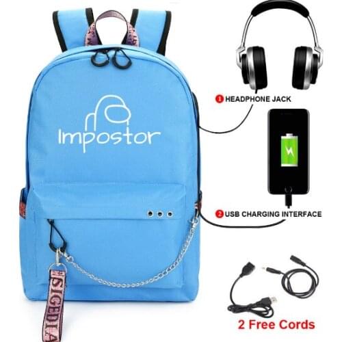 Unisex hot game backpack USB charging leisure teenagers school bag Oxford cloth boys and girls student travel Rucksack Mochila