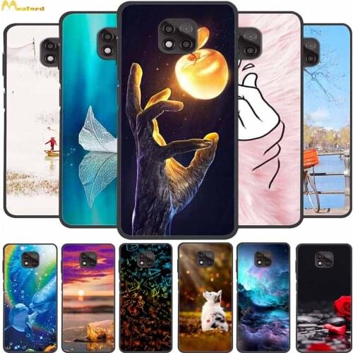 Silicone Case For Moto G Power 2021 Cases Wolf Soft TPU Back Phone Cover 6.6" For Motorola G Power 2021 Bumper Protective Shell