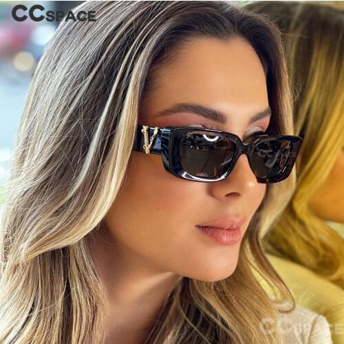 46538 Cat Eye Sunglasses Small Frame Luxury Men Women Fashion Shades UV400 Vintage Glasses