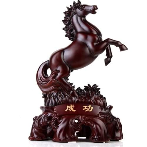 As good as water horse lucky Feng Shui Crafts Ornament Home Furnishing success business gifts 0546