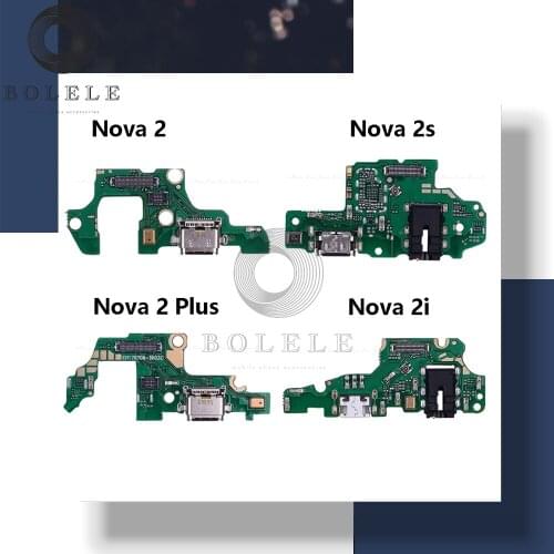 USB Charge Board For Huawei Nova 2S 2i 2 Plus 2Plus Nova2 USB Charger Port Dock Connector Plug Board Charge Charging Flex Cable