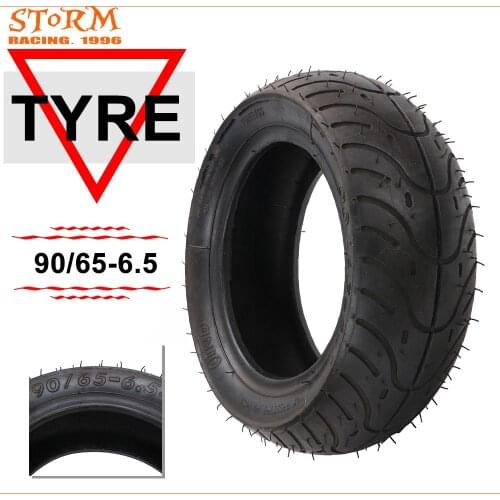 High Quality 11 Inch Tubeless Tyre Tube Bent Valve Electric Scooter Refitted 11-inch 90/65-6.5 Vacuum Thick Tire Outer Tire Road