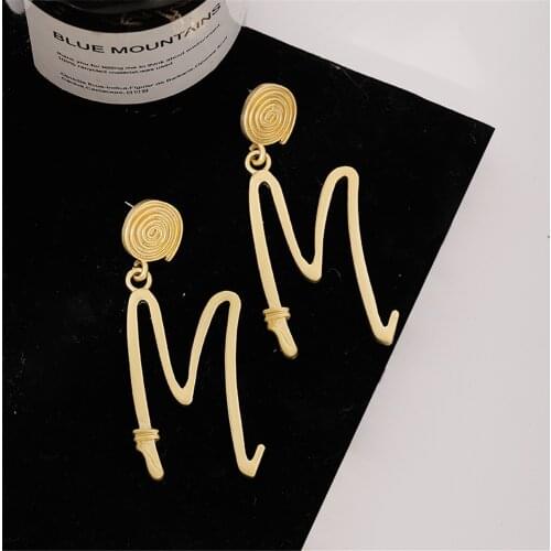 Womens Fashion M Earrings Contracted Temperament Punk Style Restoring Ancient Ways Of Stud Earrings