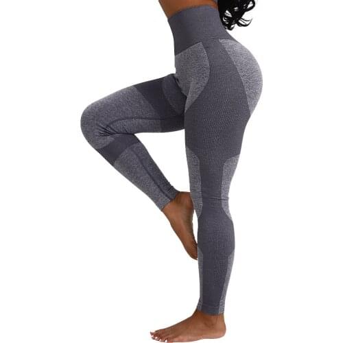 Women High Waist Workout Yoga Pants Sport Seamless Yoga Legging For Women Breathable Sweat Fitness Yoga Pants Sports Wear Women