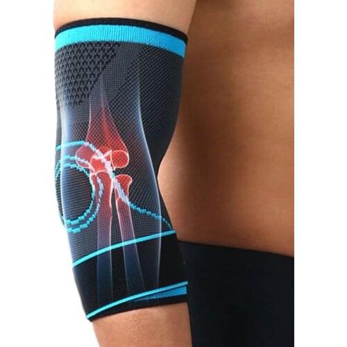 1PCS Compression Elbow Brace Sports Sleeve Arm Support with Strap for Tendonitis, Arthritis, Bursitis, Pain Relief, Recovery
