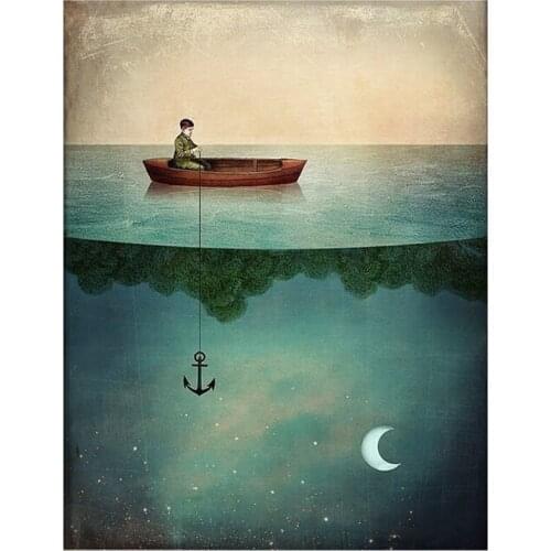 2021 New 5D DIY Full Round/Square Diamond Painting "Anchor" Cross Stitch 3D Embroidery Rhinestone Mosaic Home Decor Art Y515