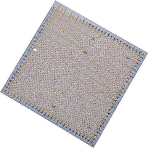 30*30cm Square Double-color Patchwork Ruler Acrylic Transparent Quilting Sewing Rulers Cutting Ruler Tailor Stencil Measure Tool