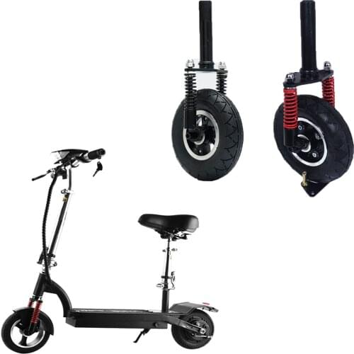8 "front fork shock absorption 200x50 Electric Scooter Tyre WheelCenter axisHub Aluminium Alloy Wheel Pneumatic Tire Electric