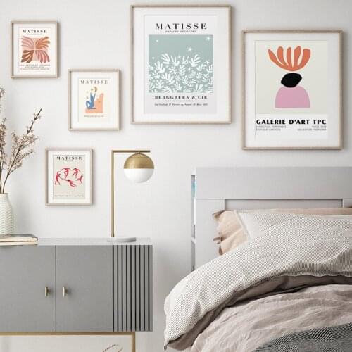 Abstract Coral Print Henri Matisse Museum Poster Classic Artwork The Dance Wall Art Canvas Painting Picture Gallery Home Decor