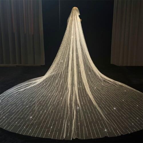 Amanda Novias Wedding Long Veils