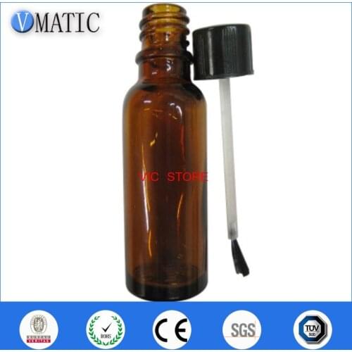 Free Shipping 20ml 502 Adhesive Glass Bottle/Glue Bottle / Super Glue Bottle With 10 Pcs