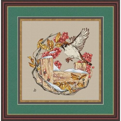 ZZ1276 Homefun Cross Stitch Kit Package Greeting Needlework Counted Cross-Stitching Kits New Style Counted Cross stich Painting