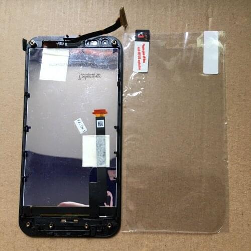Black For ASUS Padfone 2 II A68 Touch Screen Digitizer + LCD Display Monitor Panel Assembly Frame Bezel free HD protection film