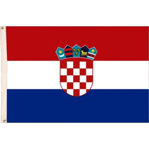 Croatia flag 3ft*5ft 90*150cm bandera polyester Flying for 2018 world cup
