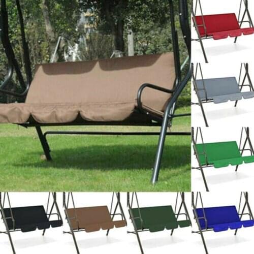Garden Chairs Patio Swing Cover Set Waterproof UV-resistant Swing Canopy Seat Top Cover Swing Seat Cover Garden Chair Cushion