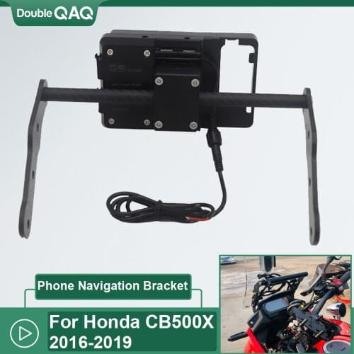 For Honda CB500X CB500 X CB 500X 2016 17 18 19 Motorcycle Accessories GPS / SMART TELEPHONE GPS Navigation Plate Support bracket