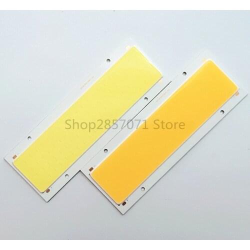 140x50MM 16W LED light COB light bar 12V DC super bright rectangular light bulb white warm white