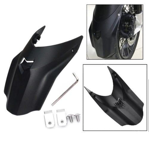 Motorcycle Black Front Extender Fender Mudguard Extension For BMW R1200GS LC 2013-2017 R1200GS ADV 2014-2017