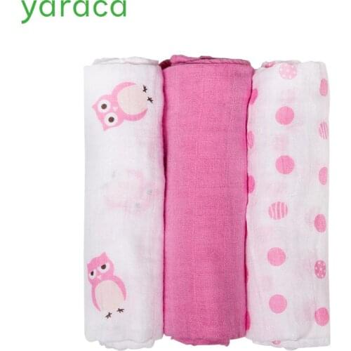 3Pcs 70x70cm Baby Muslin Diaper Cotton Blankets Newborn Super Soft Swaddle Children Bath Towel Wraps for Kids Products Photo